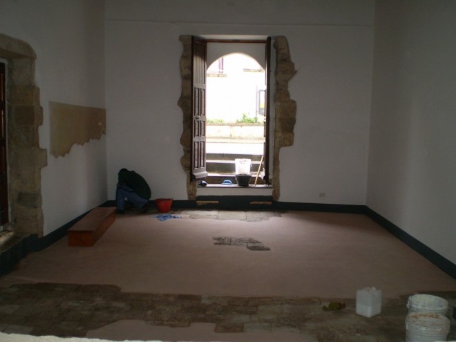 Pavimenti ed intonaci in calce cocciopesto